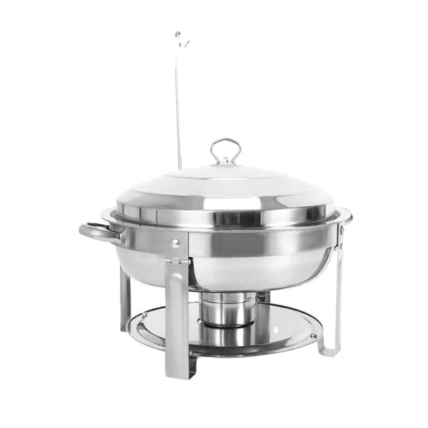 Matvärmare Chafing Dish, 7,5L kapacitet, hållbar rostfri stål,Silver