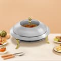 Miniatyrbild 4 av 4: Chafing Dish Bufféset, 3L Kapacitet, Rostfritt Stål Design, Säker Anti-Bränn Handtag
