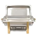 Miniatyrbillede 2 af 2: Chafing Dish, 9,5 Qt kapacitet, rustfrit stål design,Sølv