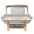 Miniatyrbillede 1 af 2: Chafing Dish, 9,5 Qt kapacitet, rustfrit stål design,Sølv