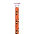 Miniatyrbillede 6 af 6: tovværk til båd 14mm 100 m polypropylen orange
