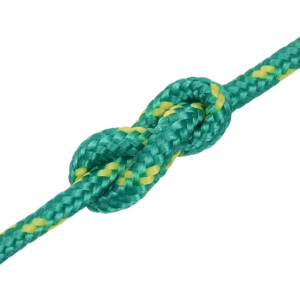 tovværk til båd 3 mm 25 m polypropylen grøn