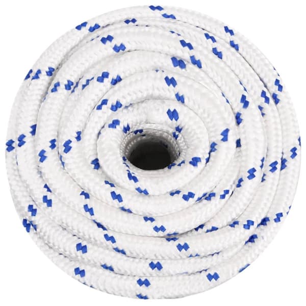 tovværk til båd 20 mm 25 m polypropylen hvid
