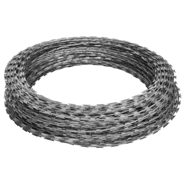 vidaXL pigtråde 2 stk. 60 m spiralformet galvaniseret stål - Kæder, wire & reb