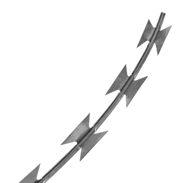 vidaXL pigtråde 2 stk. 60 m spiralformet galvaniseret stål - Kæder, wire & reb
