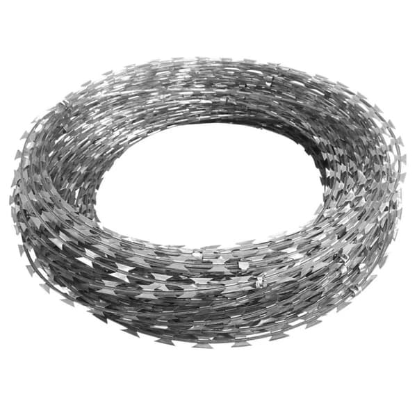 vidaXL BTO-22 Concertina pigtråd 100 m galvaniseret stål - Kæder, wire & reb