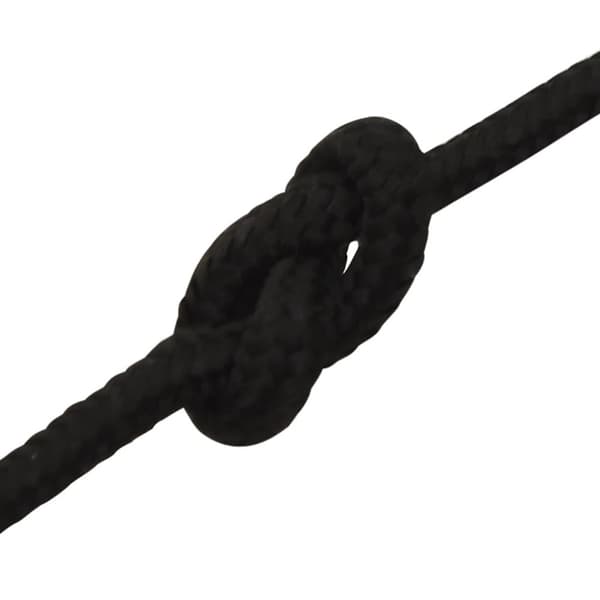 arbejdsreb 3 mm 500 m polyester sort