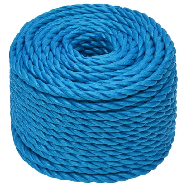 arbejdsreb 20 mm 100 m polypropylen blå