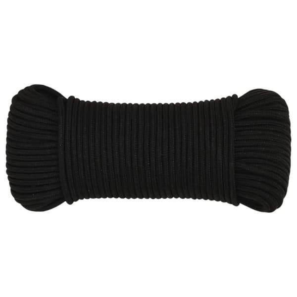 arbejdsreb 5 mm 500 m polyester sort