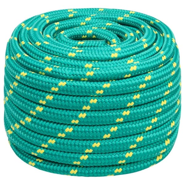 tovværk til båd 20 mm 100 m polypropylen grøn