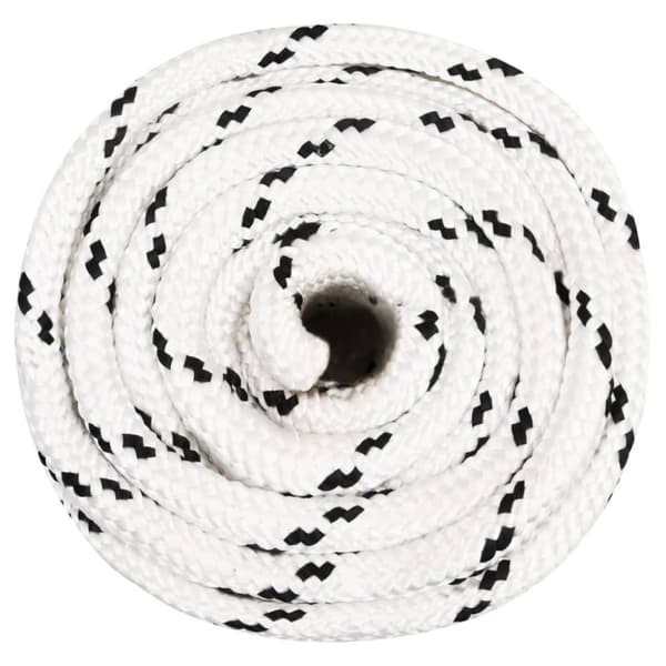 arbejdsreb 20 mm 25 m polyester hvid