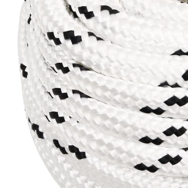 arbejdsreb 20 mm 25 m polyester hvid
