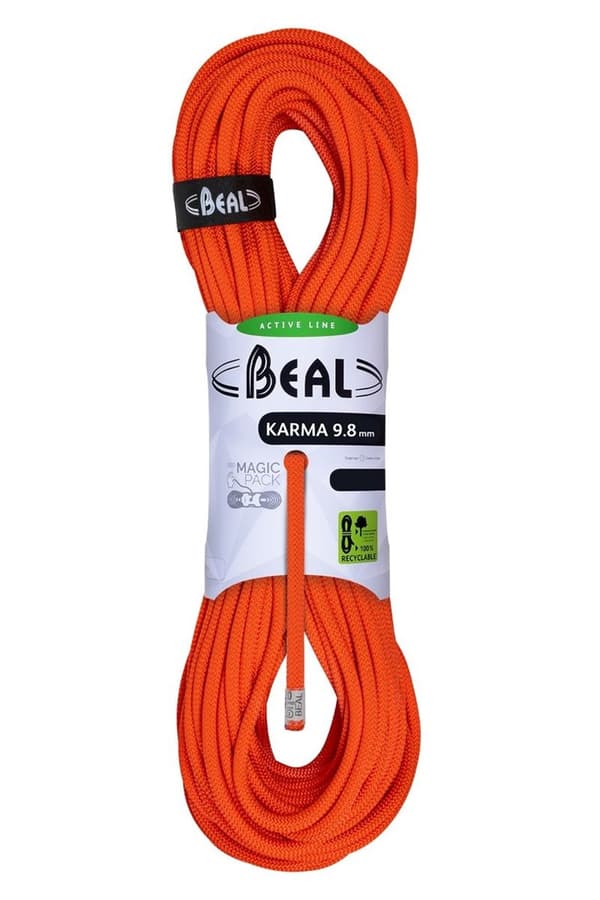 Repmatning 9,8 mm 50 m - helfärgad orange BEAL