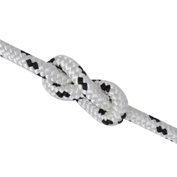 vidaXL Punottu polyesteriköysi veneeseen 6 mm x 50 m