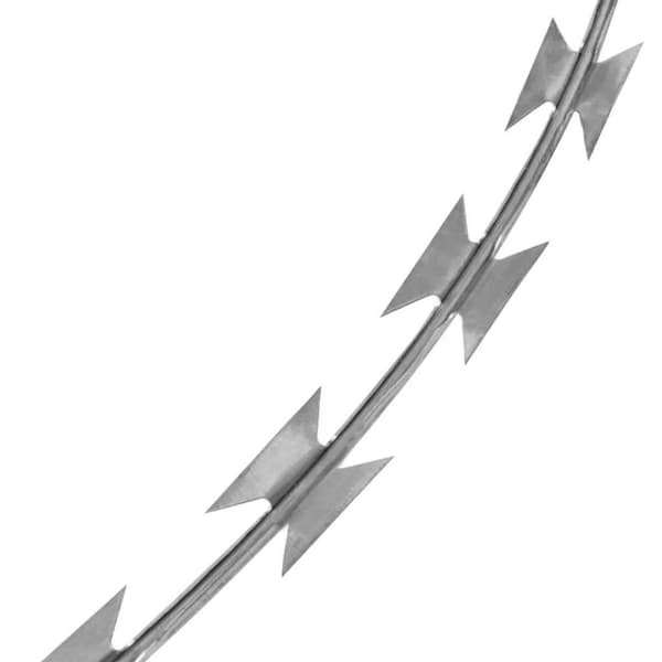 vidaXL BTO-22 Concertina pigtråd 100 m galvaniseret stål