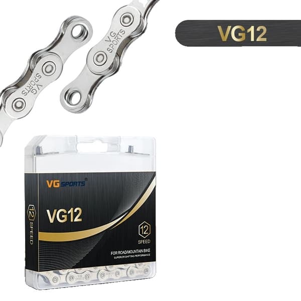 MTB-kedja, 12 växlar, titanregnbågens färg, 1 st 12-pack regnbåge