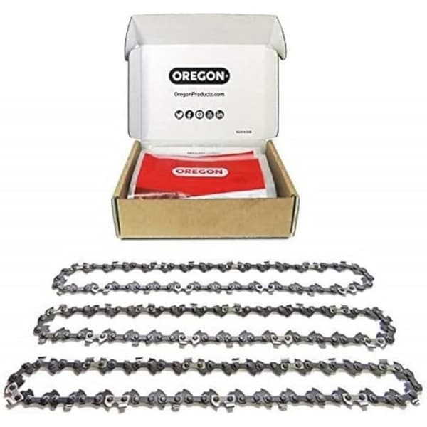Oregon 3-pack motorsågskedjor 40 cm - Låg återstuds