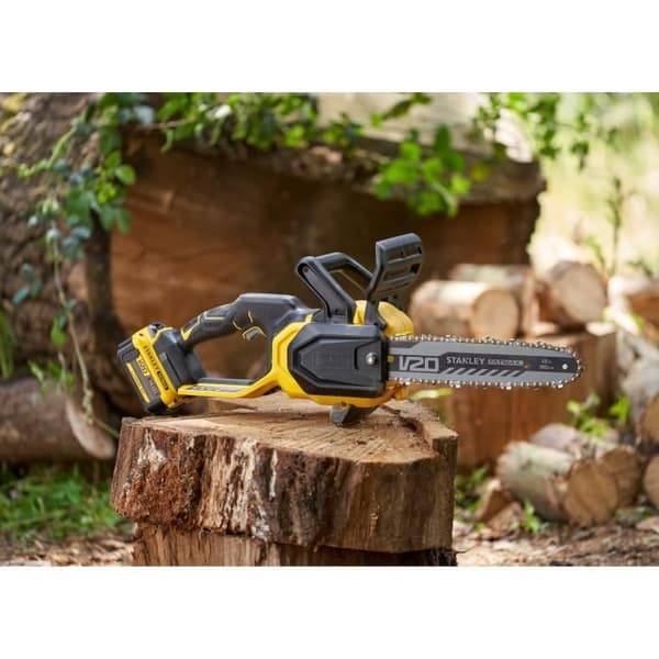 "STANLEY FATMAX V20 - Motorsåg 30 cm BRUSHLESS 18V - 1 x 4 Ah - SFMCCS730M1-QW"