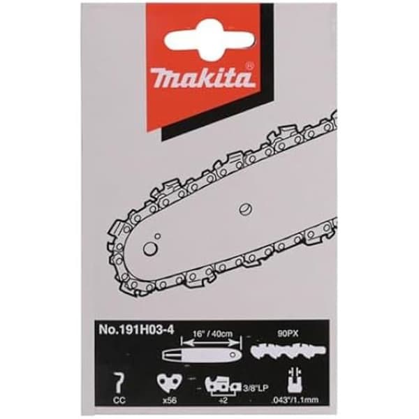 Motorkedjesågkedja - MAKITA - 191H03-4 - 40 cm - 90PX - 56 drivlänkar - 1,1 mm