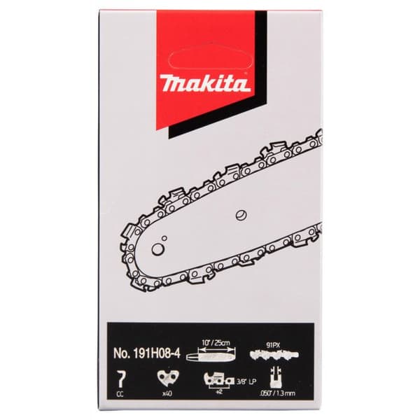Makita kedja 191H08-4 25 cm för motorsågar BUC250/ DUC252 / DCS230T / DCS232 / DCS3410TH