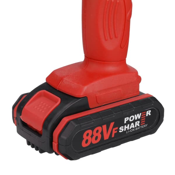 4'' elektrisk motorsåg 88V batteri Motorsåg sladdlös skärare Uppladdningsbar, med 2 batterier