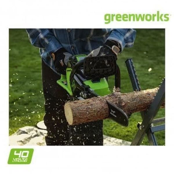 GREENWORKS 40V Borstlös motorsåg - 40 cm - Utan batteri eller laddare - GD40CS18