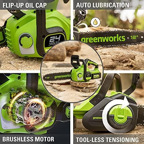 Motorsav 24V 30 cm Greenworks GD24CS30 - 2007007