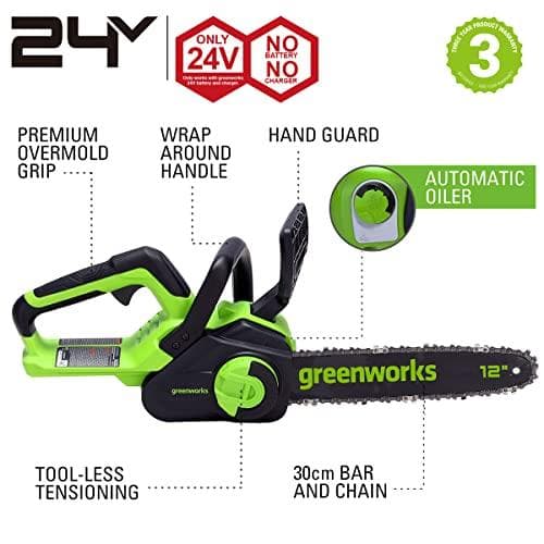 Motorsav 24V 30 cm Greenworks GD24CS30 - 2007007