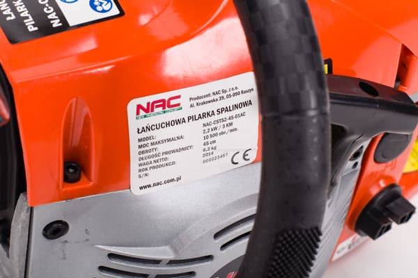NAC BENSINSÅG 49,3cc 45cm CST52-45-01AC