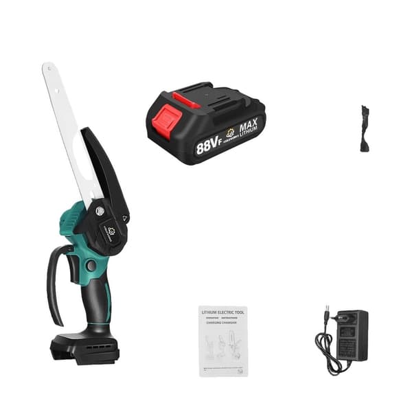 Elektrisk kædesav, børsteløs motor, 88VF effekt,2 Batteri 2 Kæde
