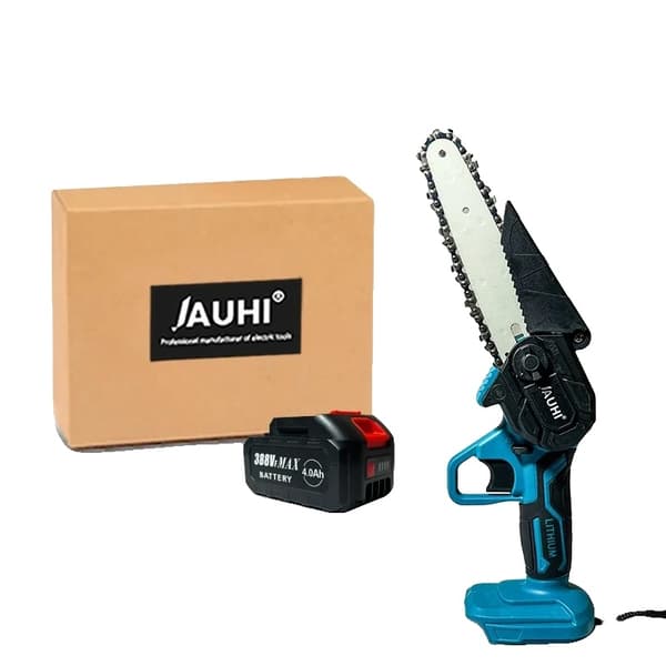 6 Tommer Trådløs Elektrisk Motorsav, Kraftfulde Batterimuligheder, Inkluderet Oplader,1 Batteri Sæt-388VF 1 Battery Set-388VF