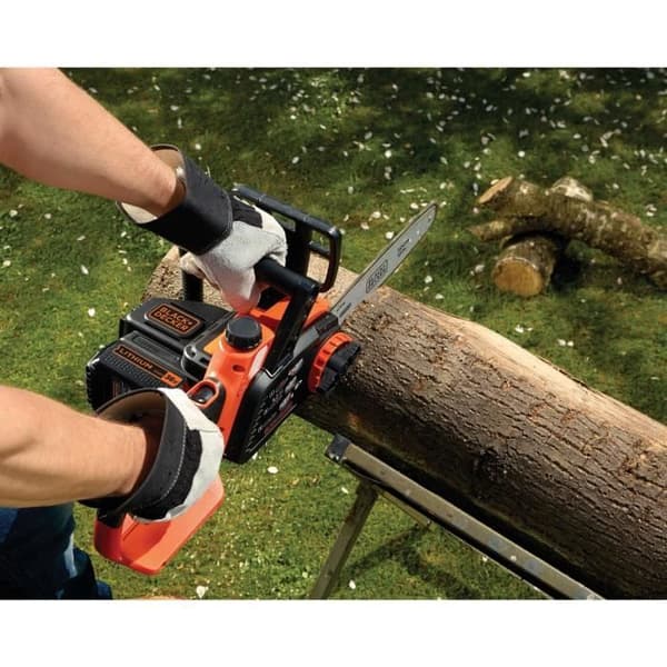 BLACK+DECKER Motorsåg 30 cm 36V 2 Ah GKC3630L20-QW - Verktygsfri kedjespännare