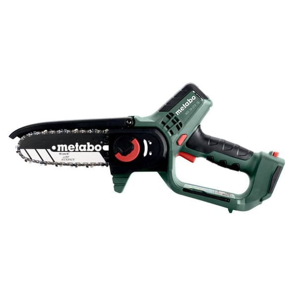 Trådlös kedjesåg - METABO - MS 18 LTX 15 - 18 V - 15 cm - 5 m/s - utan batteri eller laddare