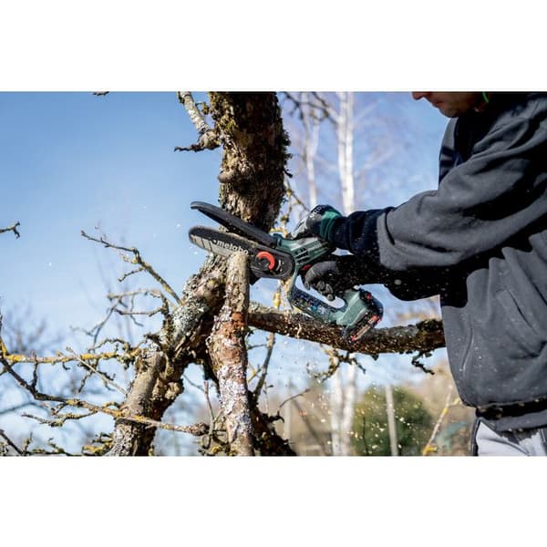 Trådlös kedjesåg - METABO - MS 18 LTX 15 - 18 V - 15 cm - 5 m/s - utan batteri eller laddare