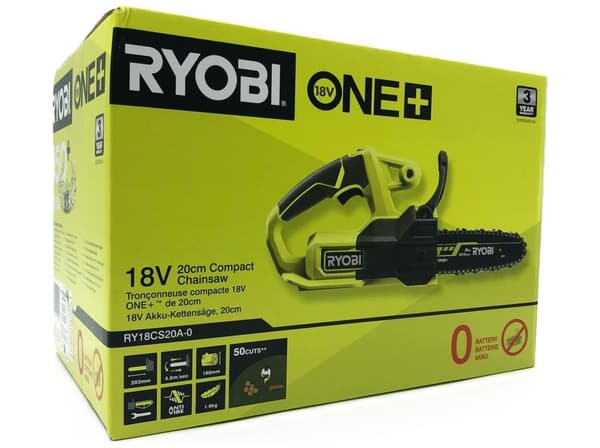 Ryobi ONE+ RY18CS20A-0 18V Motorsåg 20cm - Utan batteri
