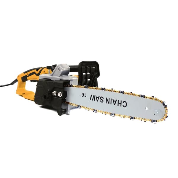 Elektrisk Motorsav, 2000W Effekt, 16 Tommer Guideplade,Gul, EU
