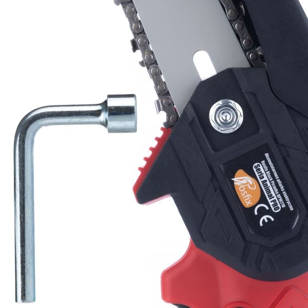 Rosfix Red Pirania RP21V (BODY) akku-sav med kæde og 4" sværd, Animal-serien
