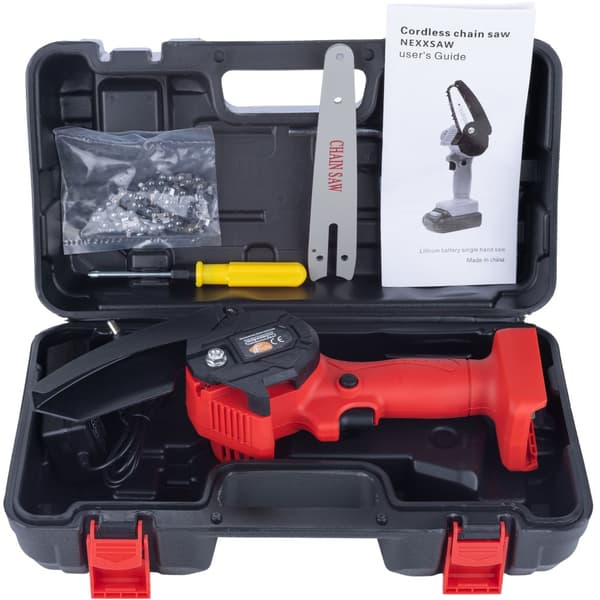 Rosfix Red Pirania RP21V (BODY) akku-sav med kæde og 4" sværd, Animal-serien