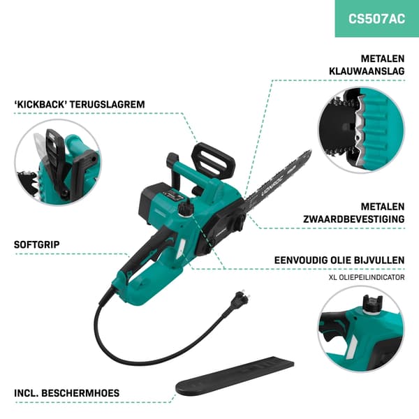 VONROC Kædesav 2000W – 40 cm