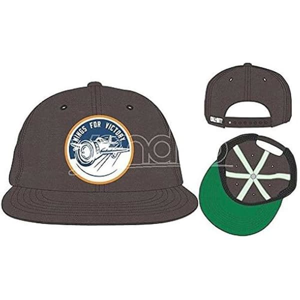 Accessoar - OKÄND - Call of Duty Mörk Hatt Med Logotyp - Logotyp Wings for Victory - Dekoration