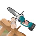 Miniatyrbillede 1 af 4: 8-tommer trådløs mini kædesav, børsteløs motor, letvægtsdesign, genopladelige lithiumbatterier
