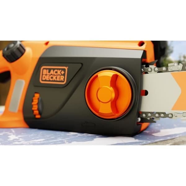 Trådlös Kedjesåg - BLACK+DECKER - BECS2040-QS - 2000 W - 40 cm - Verktygslös kedjespännare
