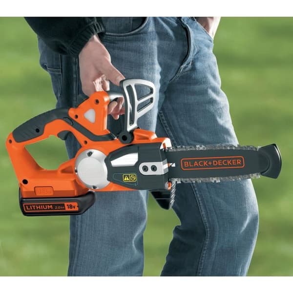 18V sladdlös motorsåg GKC1820L20-QW BLACK+DECKER - 20 cm - Levereras med 18V 2 Ah batteri och laddare