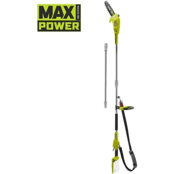 RYOBI - 36V MAXPOWER stavbeskärare - 25 cm guide - teleskoprör (2,4 - 2,9 m) - utan batteri eller laddare - RY36PP25A-0