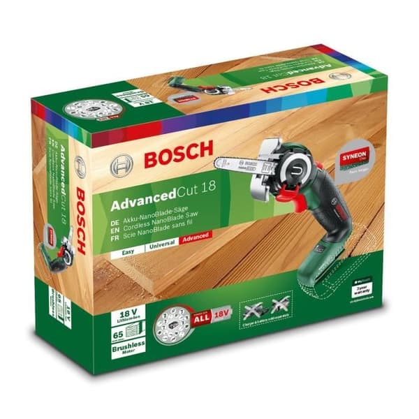 Bosch sladdlös rak kapsåg - AdvancedCut 18 - Enkel och exakt kapning upp till 65 mm