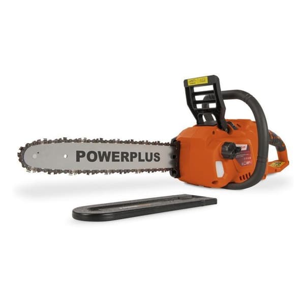 Powerplus dual power poWDPG7576 - 40 V batteridrevet kædesav. 350 mm føringsføring. uden batteri eller oplader