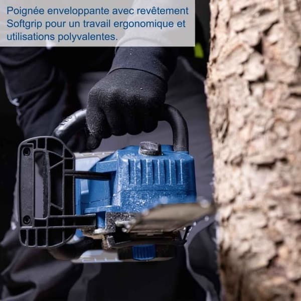 SCHEPPACH BC-CS355Duo-X batteridrevet børsteløs motorsav - 2x20V - 20V IXES - ProCut 14 - uden batteri eller oplader
