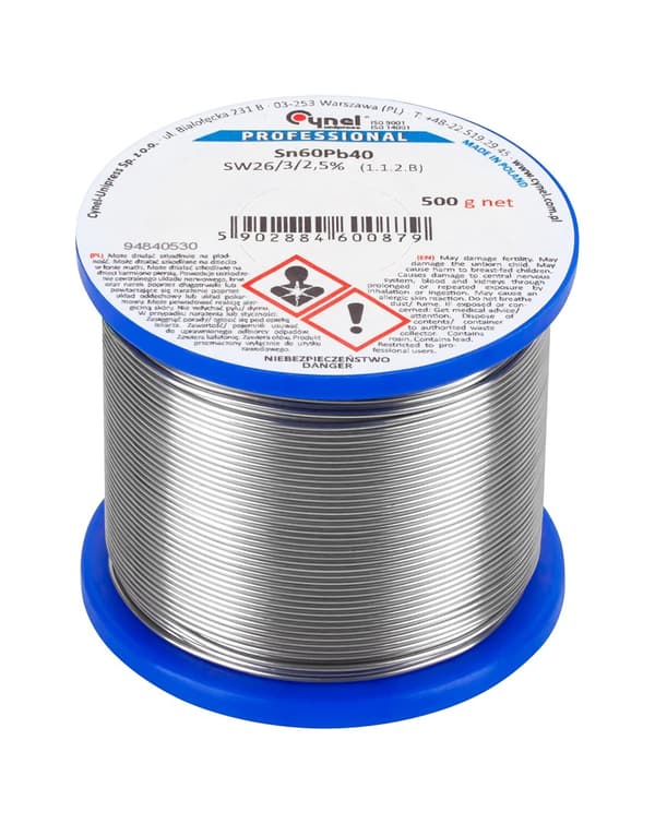 Tina 2 mm/500 g Sn60Pb40 TINA
