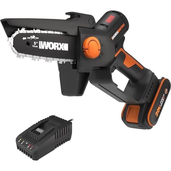 Grensåg - WORX - WG325E - 20V - 2Ah - Blad 12 cm - Borstlös motor