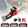 Miniatyrbillede 2 af 2: Børsteløs Elektrisk Motorsav, 3500W Effekt, 20000 RPM Hastighed,1 Batteri 1 Kæde, EU